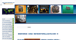 Desktop Screenshot of meteoritepallasite.com